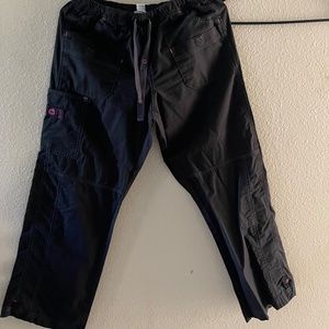 Black WonderFlex scrub pant